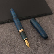 Load image into Gallery viewer, Artisan Twilight Wooden Fountain Pen – Signature Edition