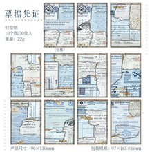 Load image into Gallery viewer, The Heart of Sewing Series Vintage Material Papers (6 Designs)