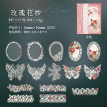 Load image into Gallery viewer, Vintage Lace Garden Adornments Stickers