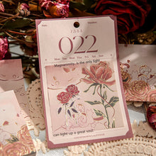 Load image into Gallery viewer, Rose Garden Memoire: Vintage Foil Stamped Sticky Notes