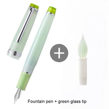 Load image into Gallery viewer, Emerald DualCraft Fountain Pen Set – Signature Edition