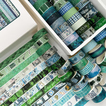 Load image into Gallery viewer, Bluegreen Whimsy Washi Set (35 rolls)