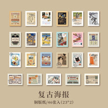 Load image into Gallery viewer, Old Post Office Series Decorative Stickers ( 6 Designs)