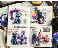 Load image into Gallery viewer, Cute Magic Black Cat Decorative Sticker