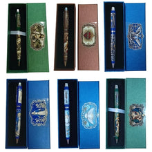 Load image into Gallery viewer, Heritage Crest Relief Ballpoint Pen Gift Set