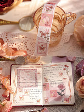 Load image into Gallery viewer, Time Notes Series Floral Gilded Washi Tapes (4 Designs)