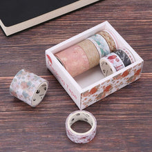 Load image into Gallery viewer, Vintage Style Japanese Floral Garden Washi Tape Set (20 pcs)