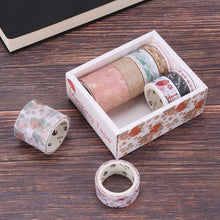 Load image into Gallery viewer, Vintage Style Japanese Floral Garden Washi Tape Set (20 pcs)