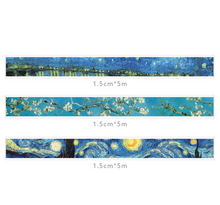 Load image into Gallery viewer, Van Gogh Painting Washi Tape Set - Original Kawaii Pen