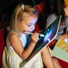 Load image into Gallery viewer, Glow In The Dark Neon Doodle Board Perfect Gift For Kids All Ages ✍ - Original Kawaii Pen