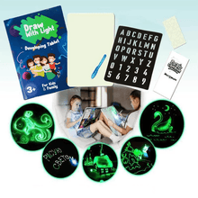 Load image into Gallery viewer, Glow In The Dark Neon Doodle Board Perfect Gift For Kids All Ages ✍ - Original Kawaii Pen