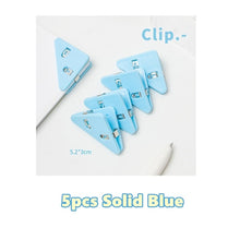 Load image into Gallery viewer, Mini Colorful Corner Paper Clip Sets (5pcs)