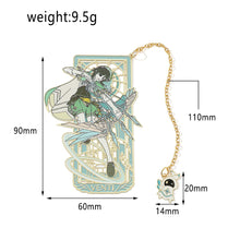 Load image into Gallery viewer, Genshin Impact Metal Bookmark Marks - Limited Edition