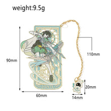 Load image into Gallery viewer, Genshin Impact Metal Bookmark Marks - Limited Edition
