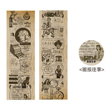 Load image into Gallery viewer, Vintage Style Retro Chronicle Masking Tapes (8 Designs)