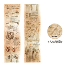 Load image into Gallery viewer, Vintage Style Retro Chronicle Masking Tapes (8 Designs)