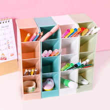 Load image into Gallery viewer, Four grid Large Capacity Desk Stationery Holders (5 colors)