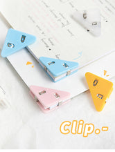 Load image into Gallery viewer, Mini Colorful Corner Paper Clip Sets (5pcs)