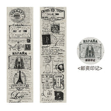 Load image into Gallery viewer, Vintage Style Retro Chronicle Masking Tapes (8 Designs)
