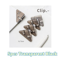 Load image into Gallery viewer, Mini Colorful Corner Paper Clip Sets (5pcs)
