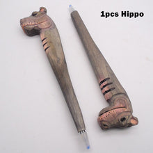 Load image into Gallery viewer, Handmade Wooden Animal Design Gel Pens