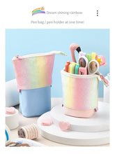 Load image into Gallery viewer, Rainbow Style Beautiful Sliding Pencil Case