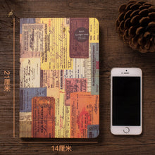 Load image into Gallery viewer, Vintage Style Old Notes Daily Planner (A5)