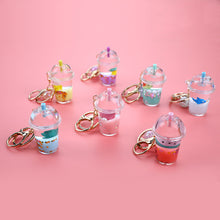 Load image into Gallery viewer, Charming Acrylic Drink Bottle Key Chains (7 colors)