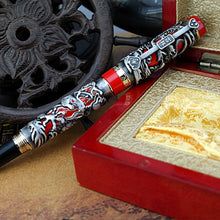 Load image into Gallery viewer, Japanese Noble Phoenix Red & Grey Dragon Fountain Pen - Limited Edition