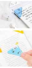 Load image into Gallery viewer, Mini Colorful Corner Paper Clip Sets (5pcs)