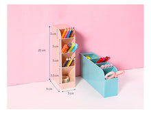 Load image into Gallery viewer, Four grid Large Capacity Desk Stationery Holders (5 colors)