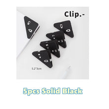 Load image into Gallery viewer, Mini Colorful Corner Paper Clip Sets (5pcs)