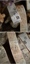 Load image into Gallery viewer, Vintage Style Retro Chronicle Masking Tapes (8 Designs)