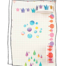 Load image into Gallery viewer, Watercolor Colorful Washi Tapes (8 Designs)