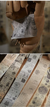 Load image into Gallery viewer, Vintage Style Retro Chronicle Masking Tapes (8 Designs)