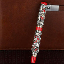 Load image into Gallery viewer, Japanese Noble Phoenix Red & Grey Dragon Fountain Pen - Limited Edition