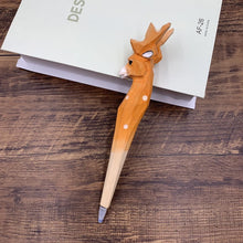Load image into Gallery viewer, Handmade Wooden Animal Design Gel Pens