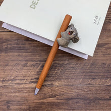 Load image into Gallery viewer, Handmade Wooden Animal Design Gel Pens
