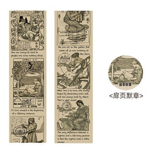 Load image into Gallery viewer, Vintage Style Retro Chronicle Masking Tapes (8 Designs)