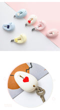 Load image into Gallery viewer, Cute Kawaii Chicken Egg Paper Cutter Set (2pcs)