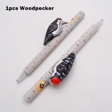 Load image into Gallery viewer, Handmade Wooden Animal Design Gel Pens