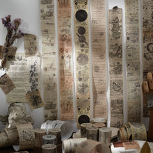 Load image into Gallery viewer, Vintage Style Retro Chronicle Masking Tapes (8 Designs)