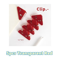 Load image into Gallery viewer, Mini Colorful Corner Paper Clip Sets (5pcs)