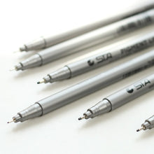 Load image into Gallery viewer, STA Pigment Fineliner Marker Set (6 pcs)