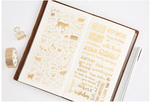 Load image into Gallery viewer, Twinkle Sticker Series Vintage Style Golden Stickers