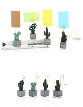 Load image into Gallery viewer, Mini Cactus Memo Pad/ Picture Holders