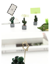 Load image into Gallery viewer, Mini Cactus Memo Pad/ Picture Holders