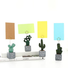 Load image into Gallery viewer, Mini Cactus Memo Pad/ Picture Holders