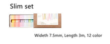 Load image into Gallery viewer, Stunning Macaron Color Washi Tape Sets