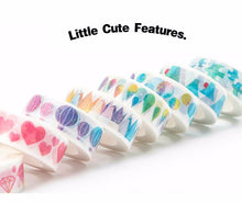 Load image into Gallery viewer, Watercolor Colorful Washi Tapes (8 Designs)